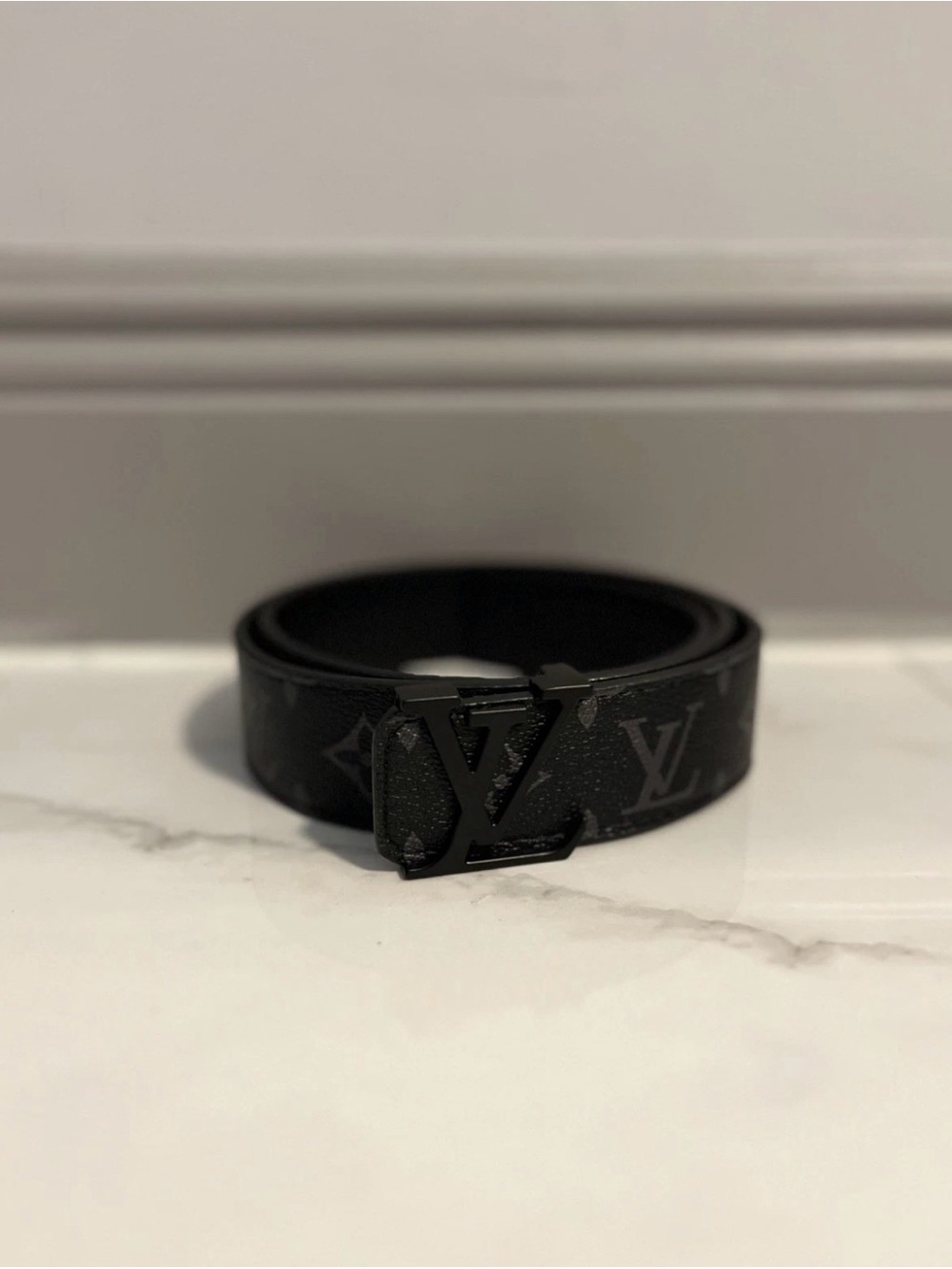 Louis Vuitton Black Monogram Belt